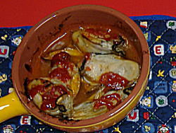 牡蠣のガーリック＆ケチャップ焼き